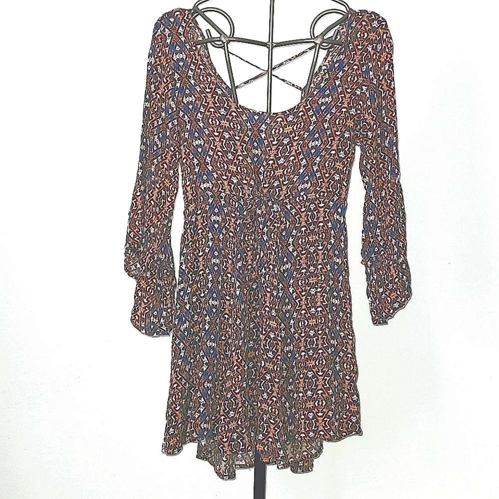 Forever 21 Boho Top with bell sleeves
